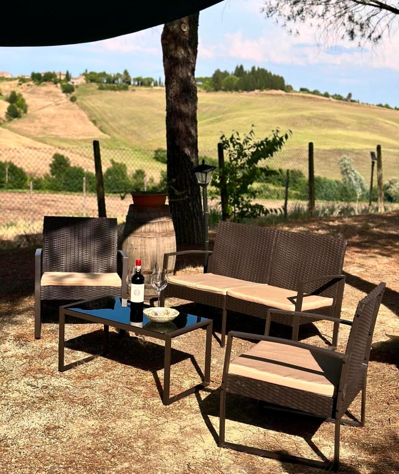 Agriturismo La Terrazza Sul Mangia เซียนา ภายนอก รูปภาพ